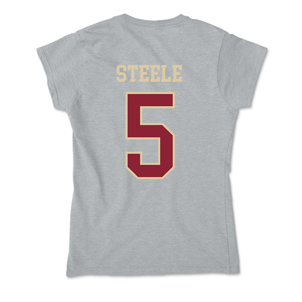 Boston College - NCAA Football : Bryce Steele - Soft Style Women’s T-Shirt-1