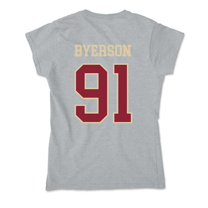 Boston College - NCAA Football : Makai Byerson - Soft Style Women’s T-Shirt-1