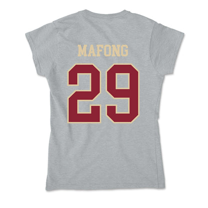 Boston College - NCAA Men's Soccer : Dylan Mafong - Soft Style Women’s T-Shirt-1