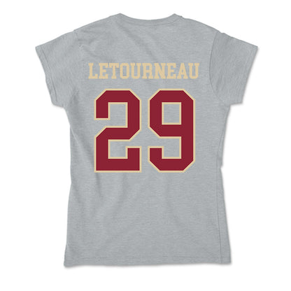 Boston College - NCAA Men's Ice Hockey : Dean Letourneau - Soft Style Women’s T-Shirt-1
