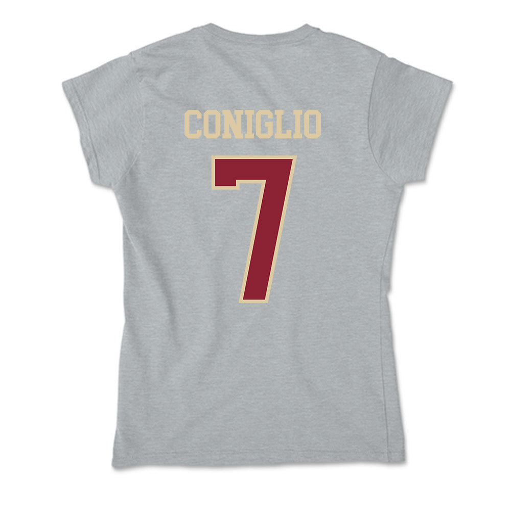 Boston College - NCAA Football : Jake Coniglio - Soft Style Women’s T-Shirt-1