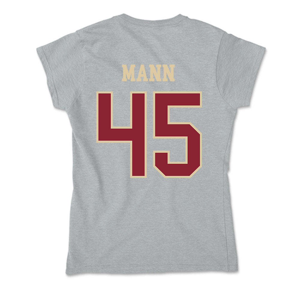Boston College - NCAA Football : Ben Mann - Soft Style Women’s T-Shirt-1
