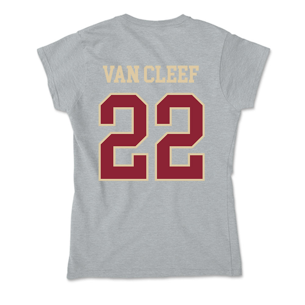 Boston College - NCAA Softball : Emily Van Cleef - Soft Style Women’s T-Shirt-1