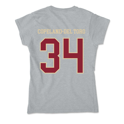 Boston College - NCAA Men's Soccer : Bryce Copeland-Del Toro - Soft Style Women’s T-Shirt-1
