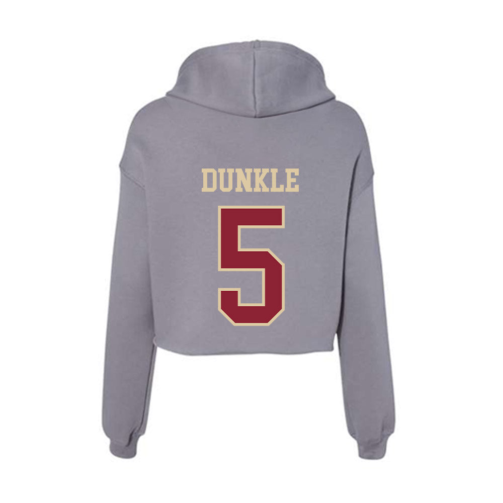 Boston College - NCAA Women's Volleyball : Reese Dunkle - Women's Crop Fleece Hoodie-1