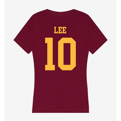 Minnesota - NCAA Women's Volleyball : Georgia Lee - Women's V-Neck T-Shirt-1