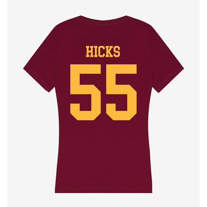 Minnesota - NCAA Football : Jaylin Hicks - Women's V-Neck T-Shirt-1