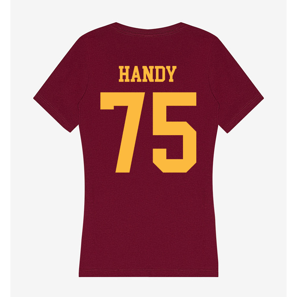 Minnesota - NCAA Football : Mark Handy - Women's V-Neck T-Shirt-1