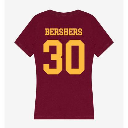 Minnesota - NCAA Women's Basketball : Zoey Bershers - Women's V-Neck T-Shirt-1
