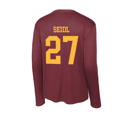 Minnesota - NCAA Football : Simon Seidl - Activewear Long Sleeve T-Shirt-1