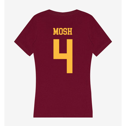 Minnesota - NCAA Baseball : Jack Mosh - Women's V-Neck T-Shirt-1