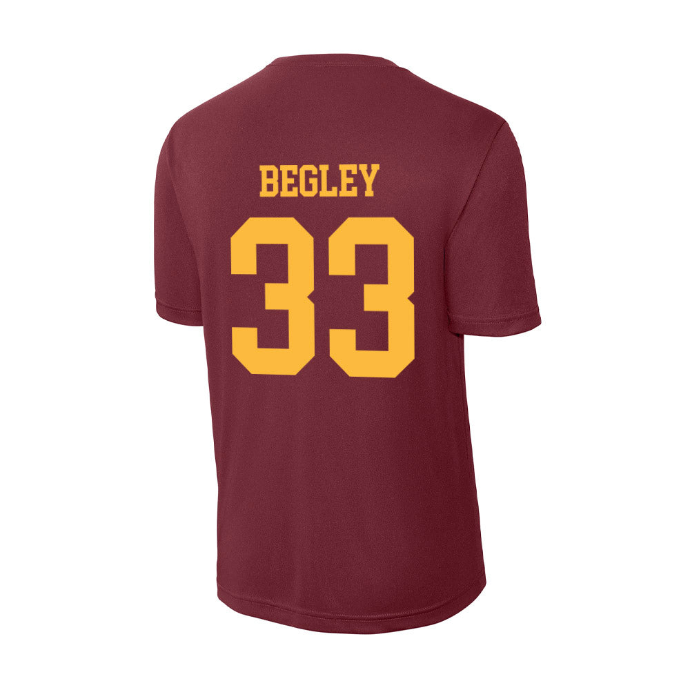 Minnesota - NCAA Men's Ice Hockey : Axel Begley - Activewear T-Shirt-1
