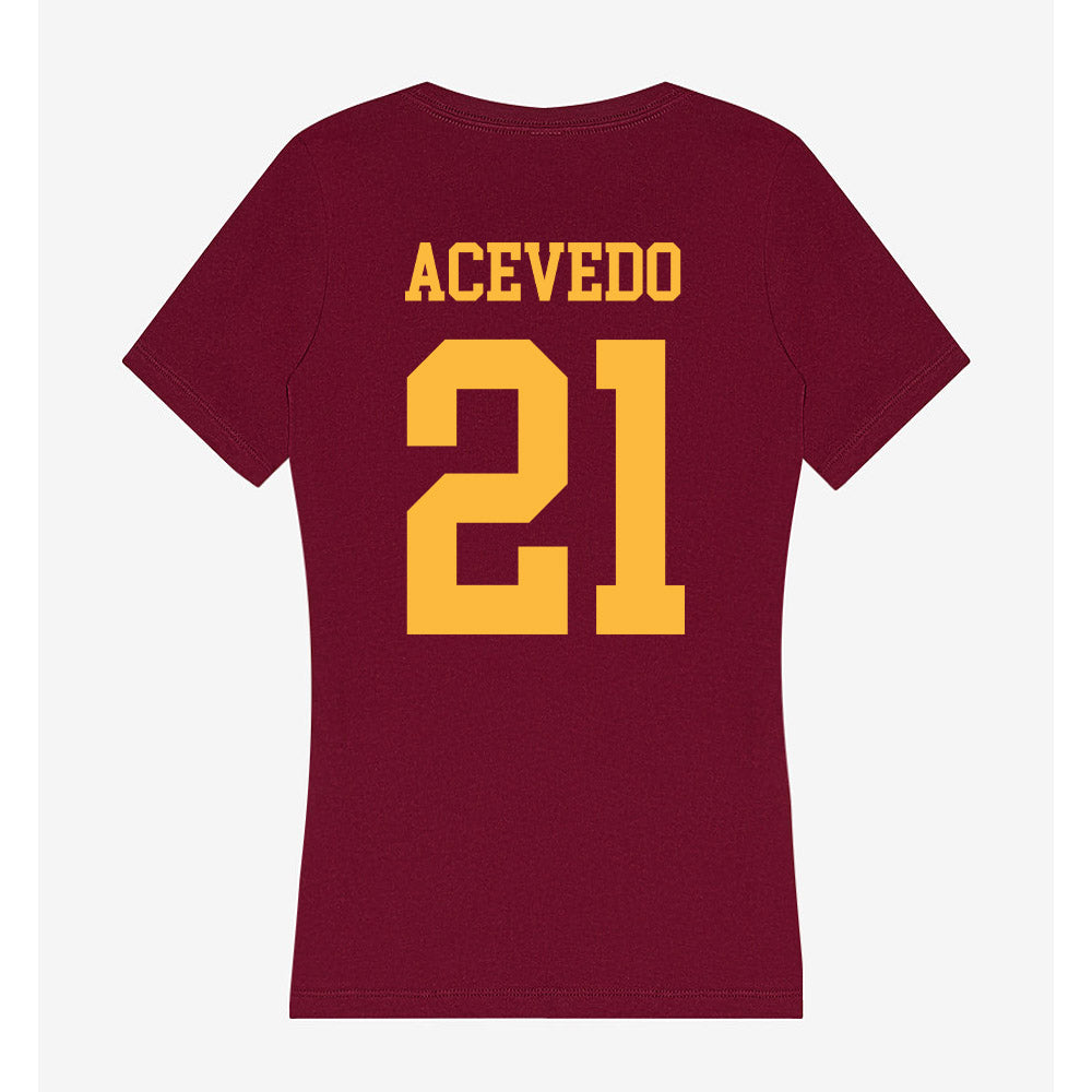 Minnesota - NCAA Women's Volleyball : Alex Acevedo - Women's V-Neck T-Shirt-1
