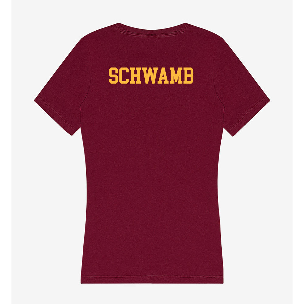Minnesota - NCAA Men's Golf : Kyler Schwamb - Women's V-Neck T-Shirt-1