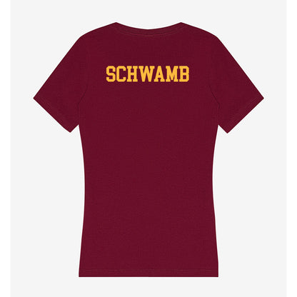 Minnesota - NCAA Men's Golf : Kyler Schwamb - Women's V-Neck T-Shirt-1