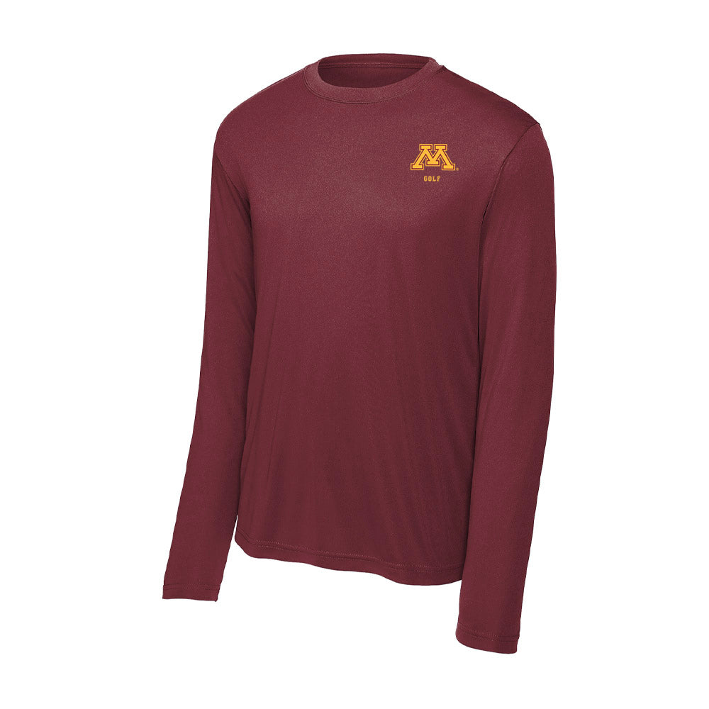 Minnesota - NCAA Men's Golf : Kyler Schwamb - Activewear Long Sleeve T-Shirt-0