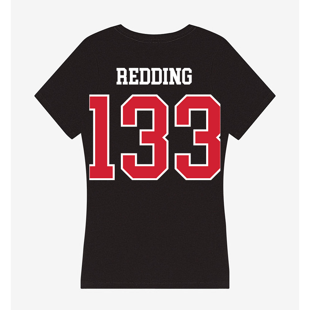 NC State - NCAA Wrestling : Zachary Redding - Women's V-Neck T-Shirt-1