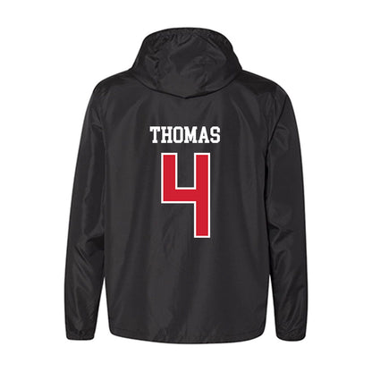 NC State - NCAA Football : Tra Thomas - Windbreaker-1