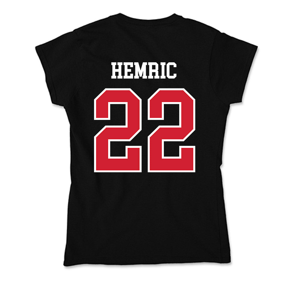 NC State - NCAA Baseball : Luke Hemric - Soft Style Women’s T-Shirt-1