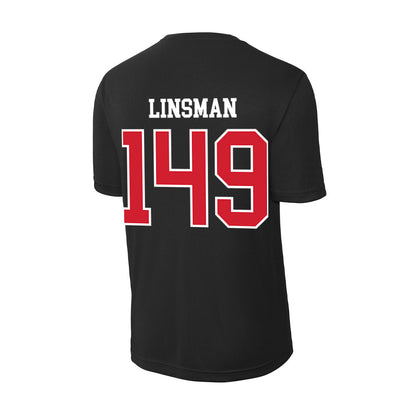 NC State - NCAA Wrestling : Gavin Linsman - Activewear T-Shirt-1