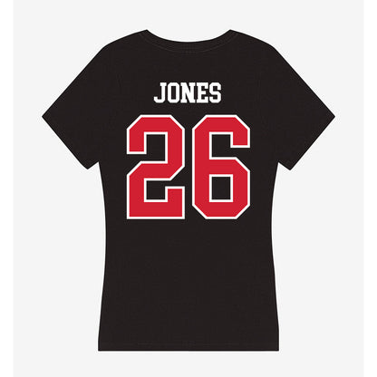NC State - NCAA Football : Isiah Jones - Women's V-Neck T-Shirt-1