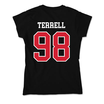 NC State - NCAA Football : Justin Terrell - Soft Style Women’s T-Shirt-1