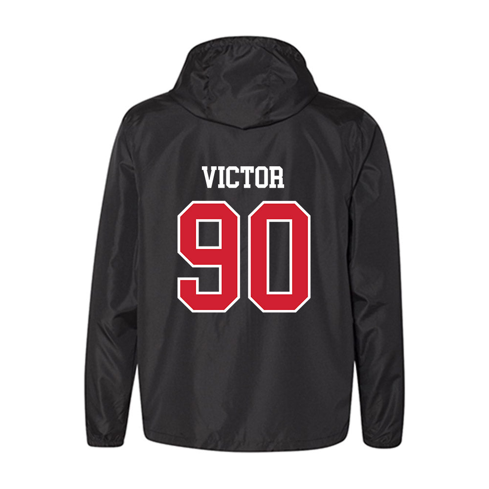 NC State - NCAA Football : Josiah Victor - Windbreaker-1
