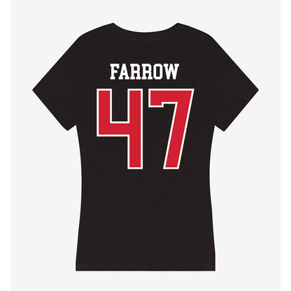 NC State - NCAA Football : Adrian Farrow - Women's V-Neck T-Shirt-1