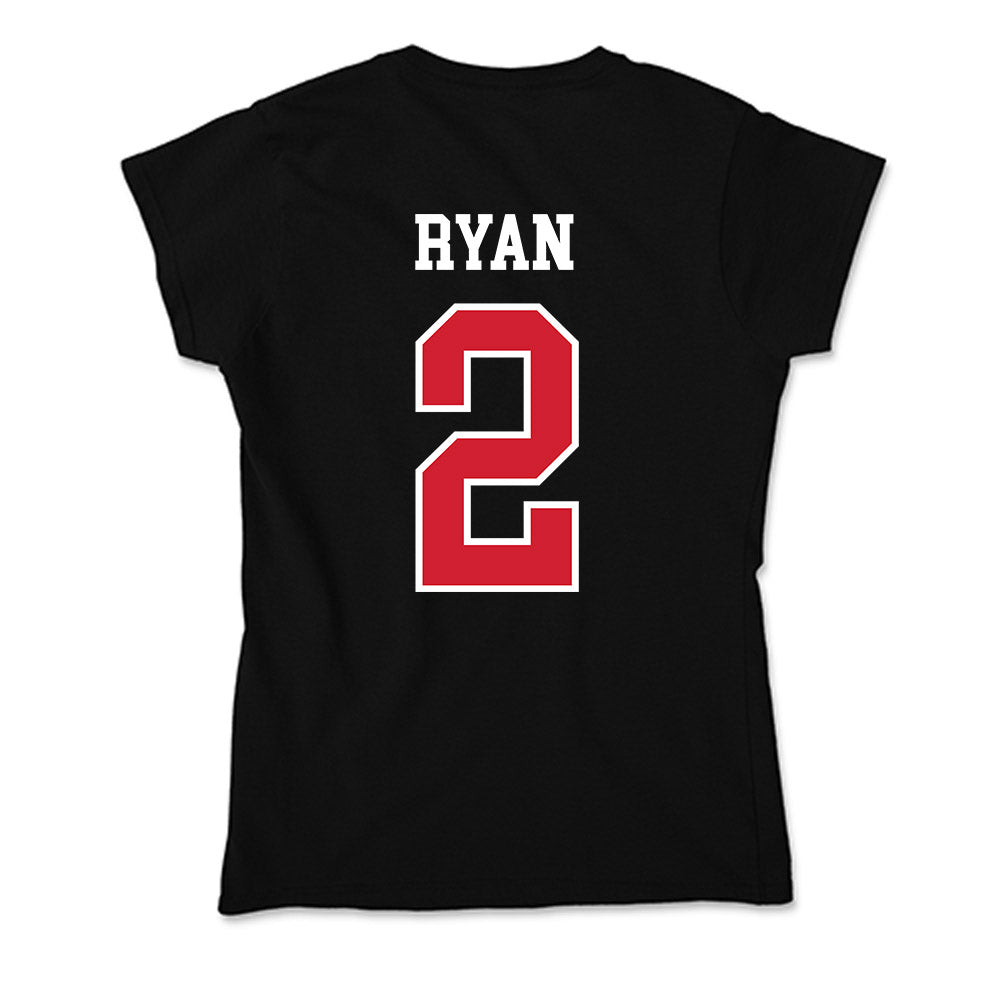 NC State - NCAA Baseball : Mikey Ryan - Soft Style Women’s T-Shirt-1