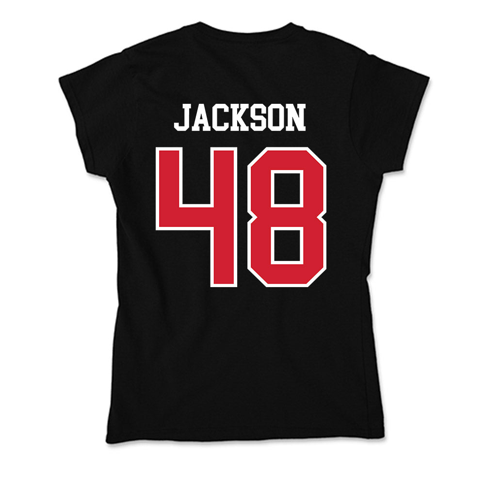 NC State - NCAA Football : Hunter Jackson - Soft Style Women’s T-Shirt-1