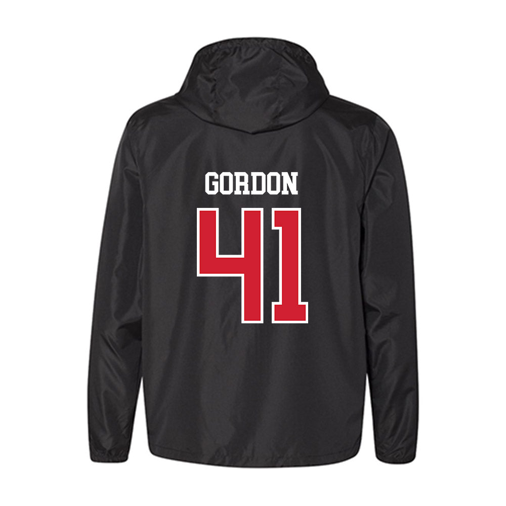 NC State - NCAA Football : Caden Gordon - Windbreaker-1