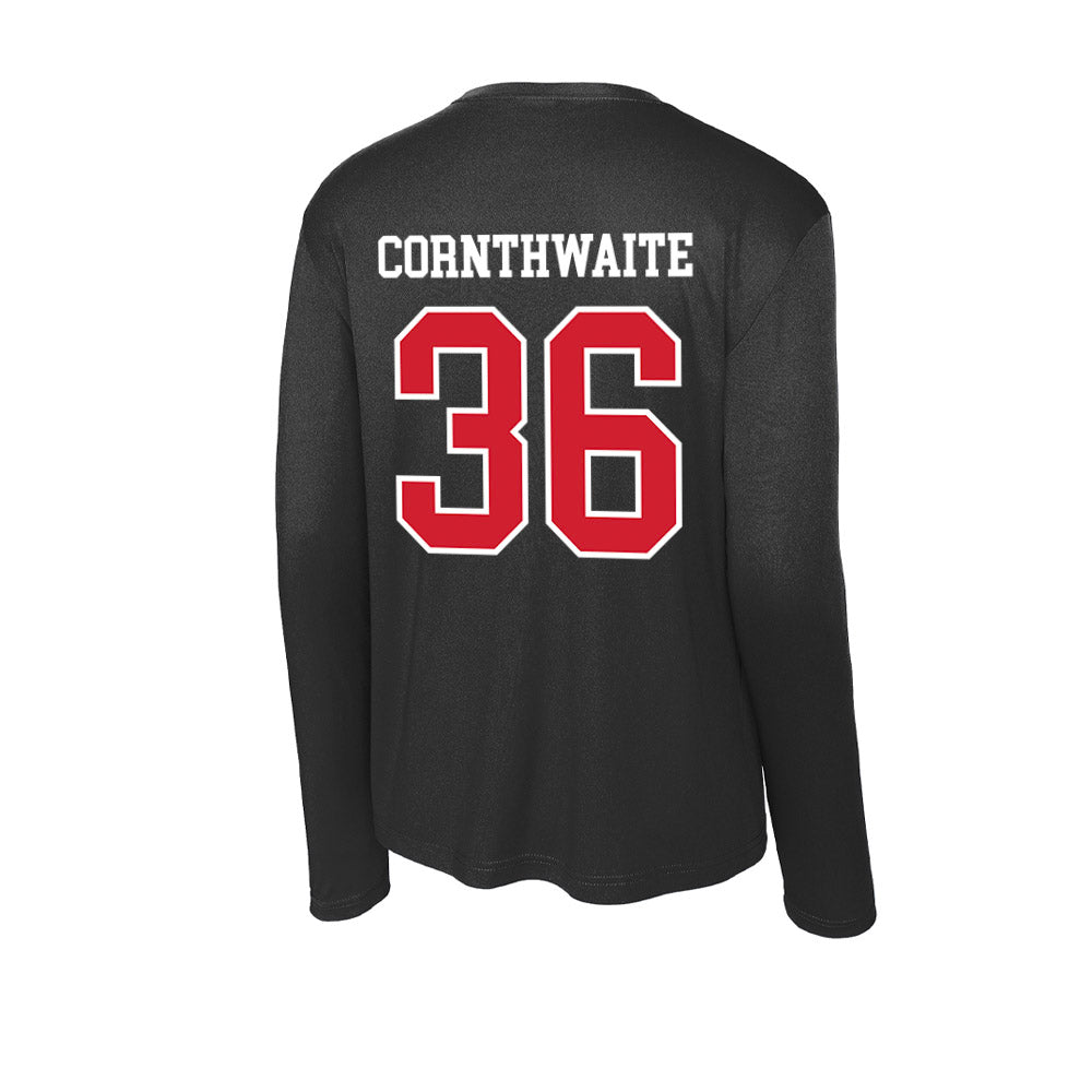 NC State - NCAA Football : Cameron Cornthwaite - Activewear Long Sleeve T-Shirt-1