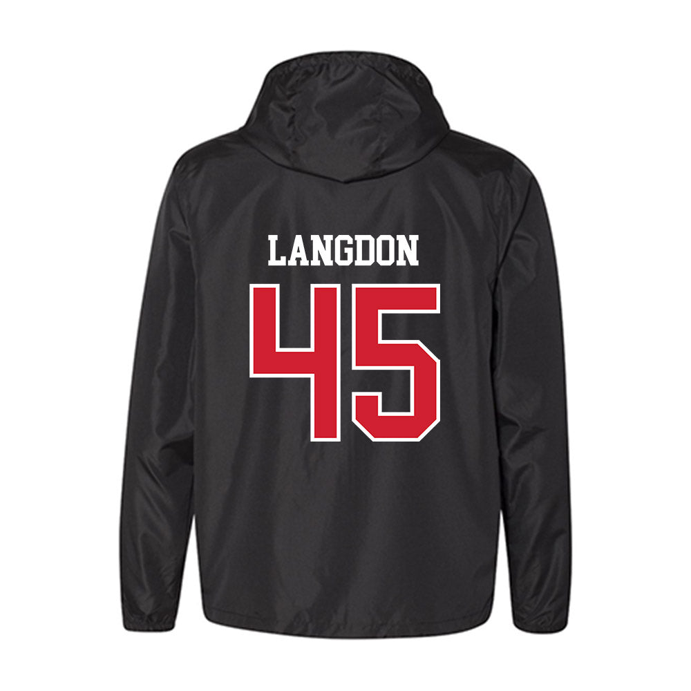 NC State - NCAA Men's Basketball : Colt Langdon - Windbreaker-1