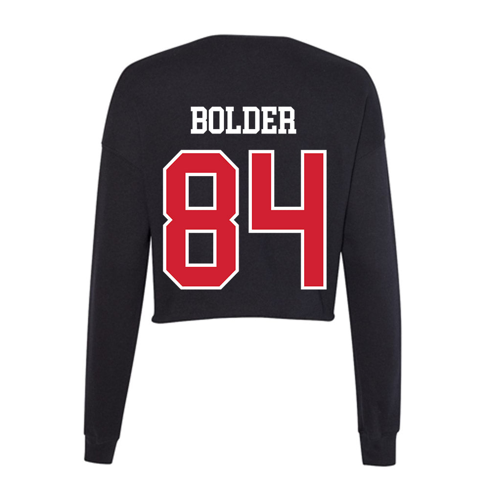 NC State - NCAA Football : Jerel Bolder - Women's Cropped Crew Fleece-1