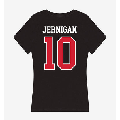 NC State - NCAA Women's Basketball : Adelaide Jernigan - Women's V-Neck T-Shirt-1