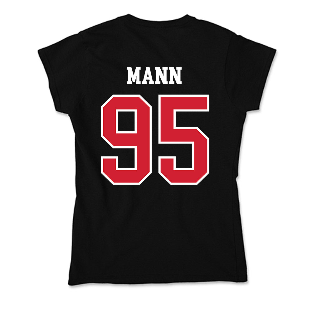 NC State - NCAA Football : Jacob Mann - Soft Style Women’s T-Shirt-1
