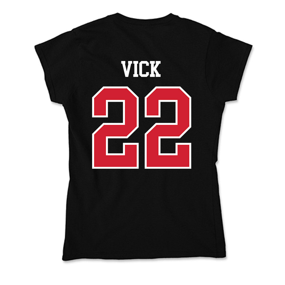NC State - NCAA Football : Jackson Vick - Soft Style Women’s T-Shirt-1