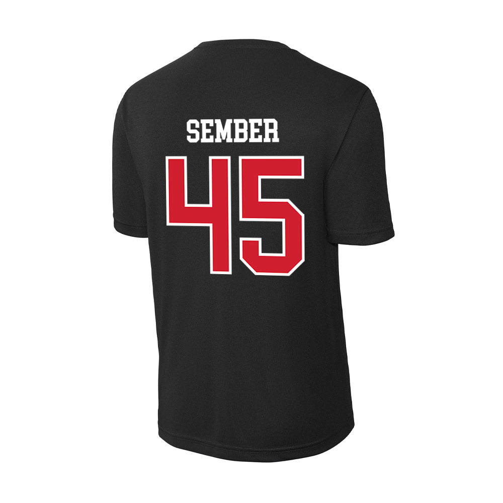 NC State - NCAA Football : Robert Sember - Activewear T-Shirt-1