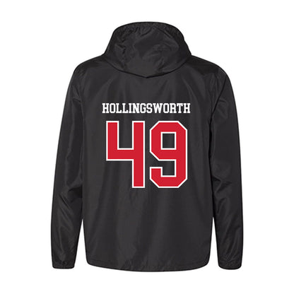 NC State - NCAA Football : Aiden Hollingsworth - Windbreaker-1