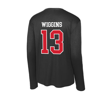 NC State - NCAA Baseball : Andrew Wiggins - Activewear Long Sleeve T-Shirt-1