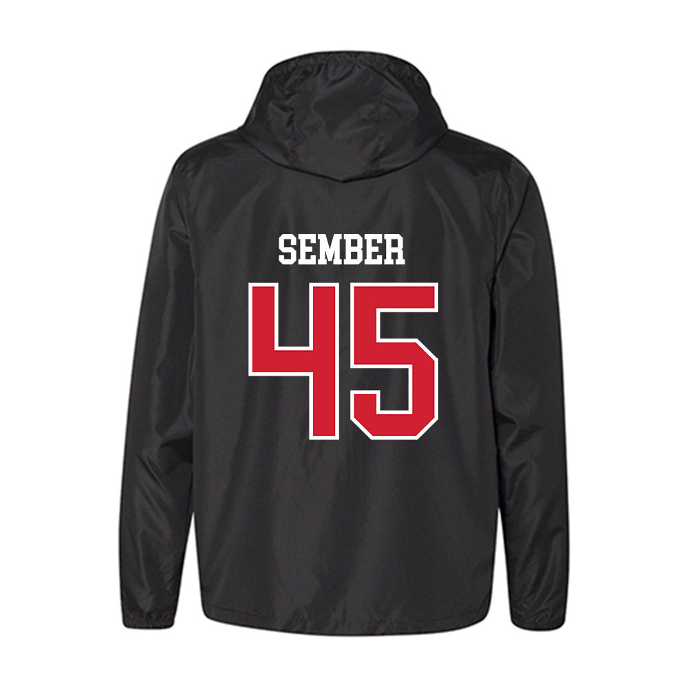 NC State - NCAA Football : Robert Sember - Windbreaker-1