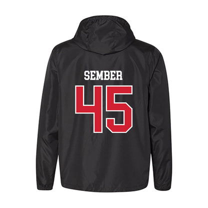 NC State - NCAA Football : Robert Sember - Windbreaker-1