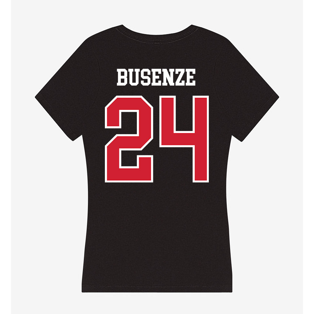 NC State - NCAA Men's Soccer : Isaac Busenze - Women's V-Neck T-Shirt-1