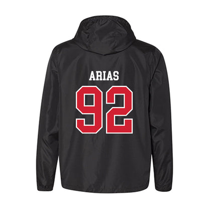 NC State - NCAA Football : Aiden Arias - Windbreaker-1