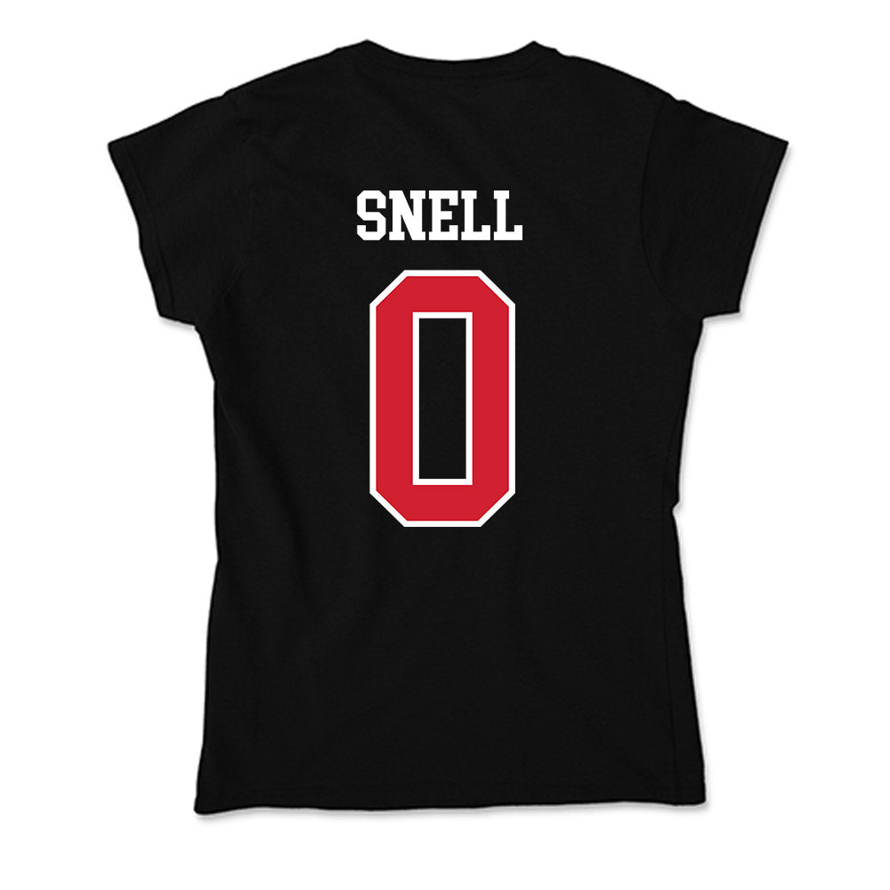 NC State - NCAA Men's Basketball : Jordan Snell - Soft Style Women’s T-Shirt-1