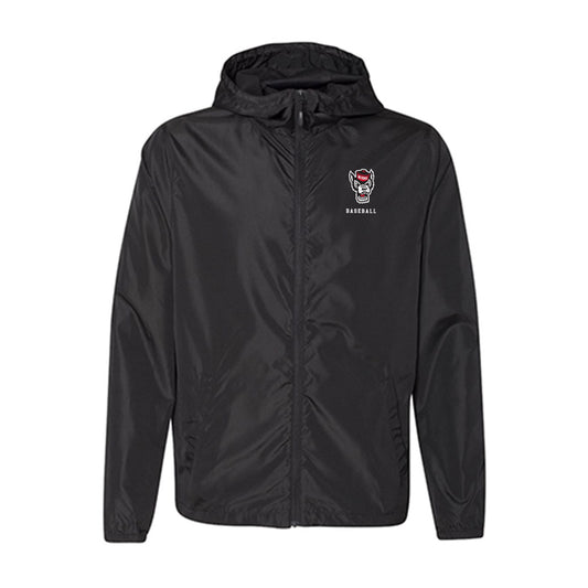 NC State - NCAA Baseball : Collins Black - Windbreaker-0