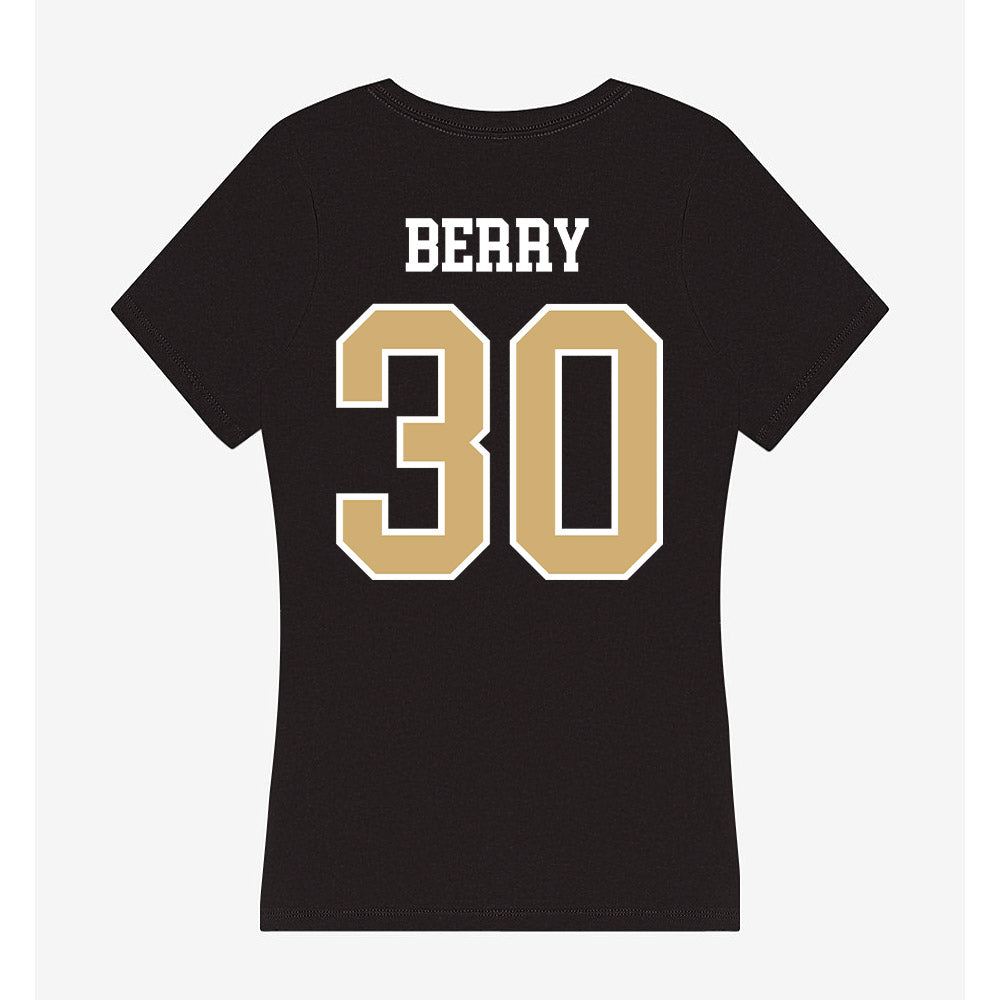 Vanderbilt - NCAA Football : Trudell Berry - Women's V-Neck T-Shirt-1