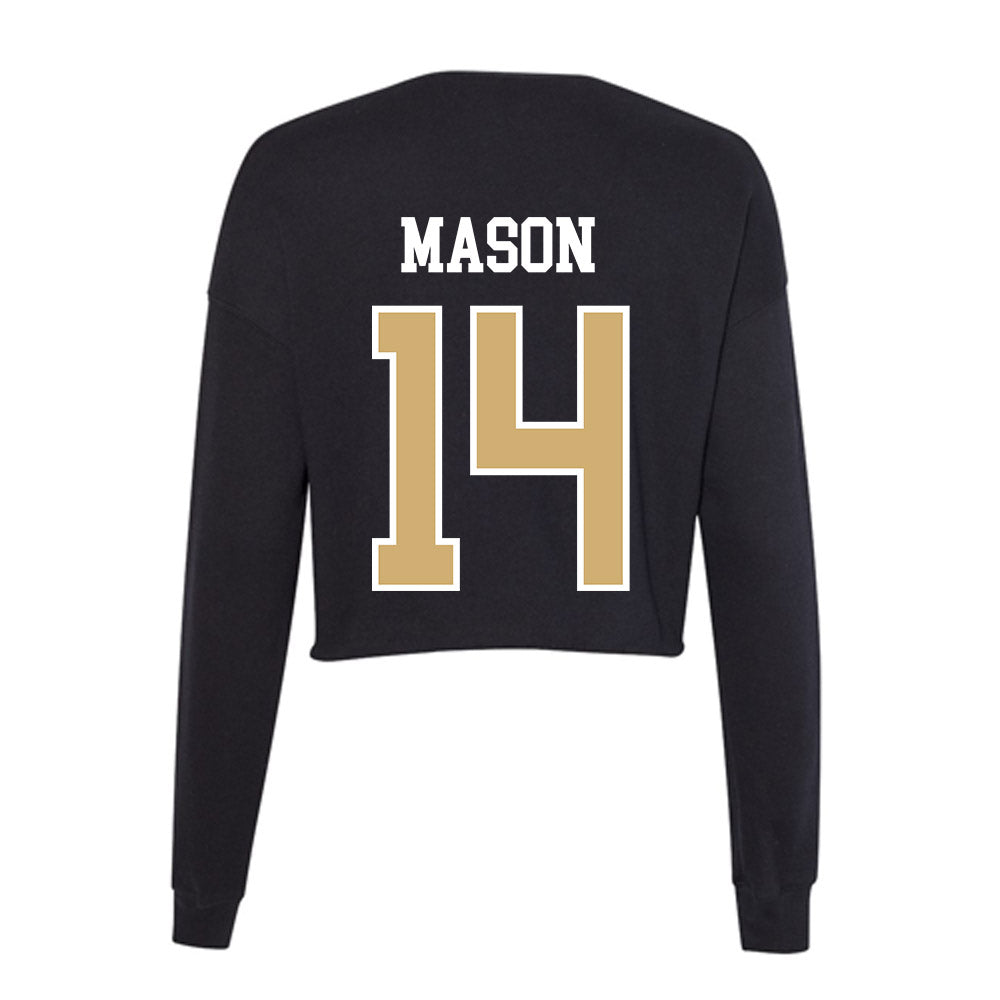Vanderbilt - NCAA Women's Volleyball : Giovanna Mason - Women's Cropped Crew Fleece-1