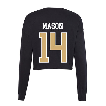 Vanderbilt - NCAA Women's Volleyball : Giovanna Mason - Women's Cropped Crew Fleece-1