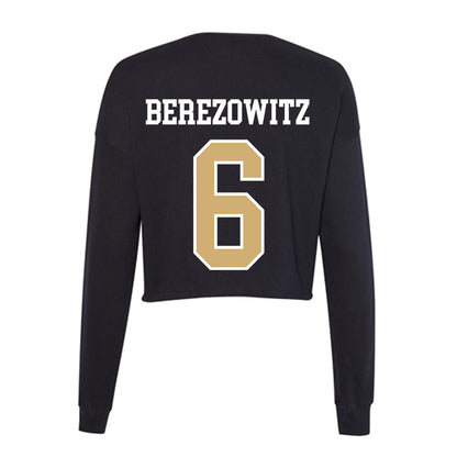 Vanderbilt - NCAA Women's Volleyball : Kati Berezowitz - Women's Cropped Crew Fleece-1